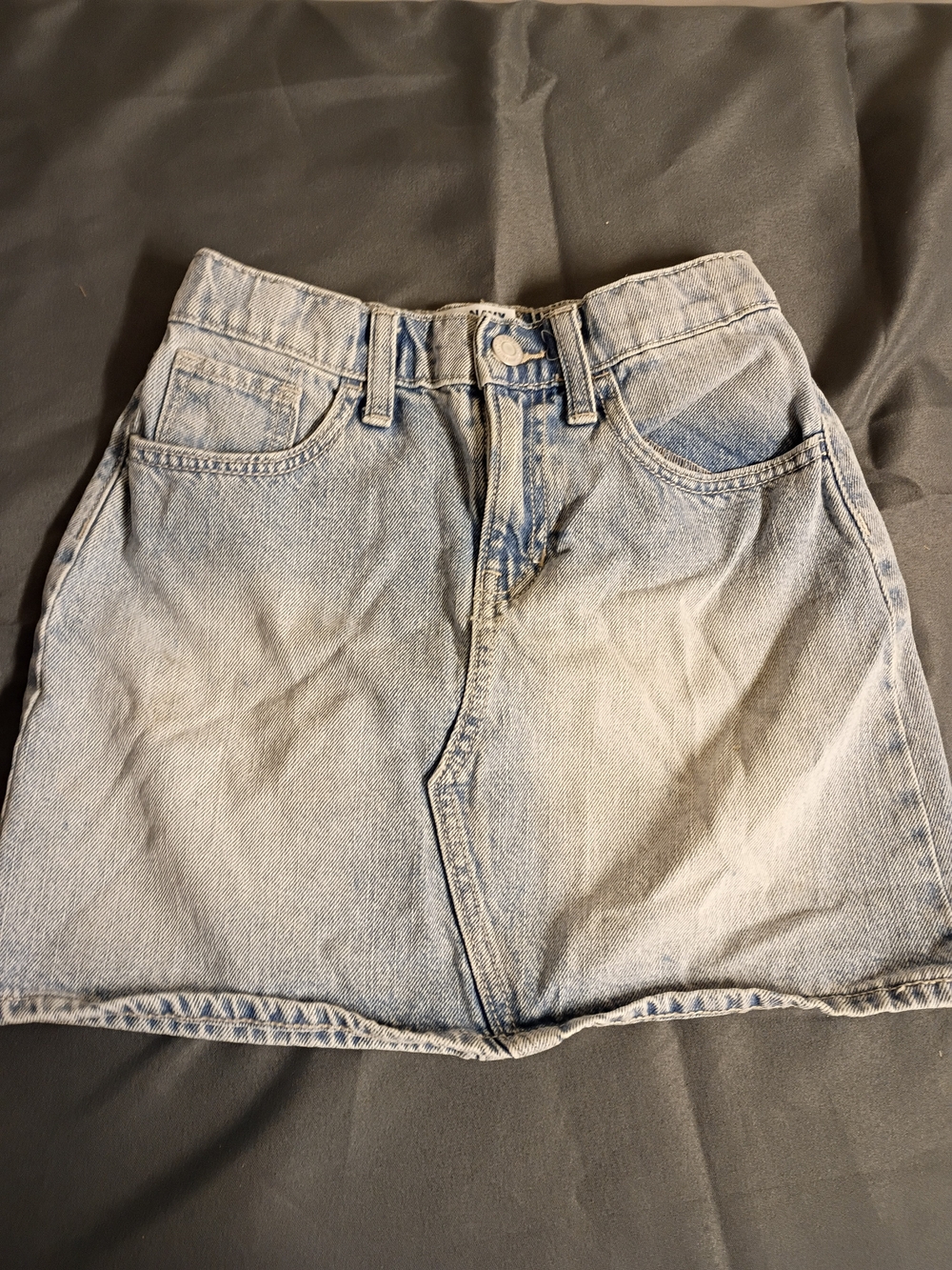 Old Navy Light Blue Denim Mini Skirt